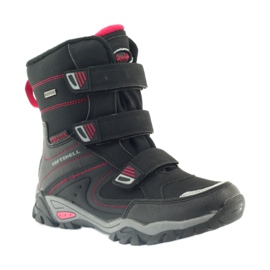 American Club Americké boty zimní boty s membránou 1809 černá červené 1