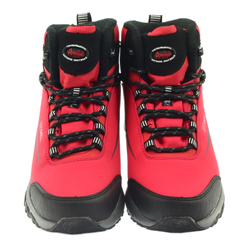 American Club Softshellový trekking s membránou černá červené 3 American Club Softshellový trekking s membránou černá červené 3