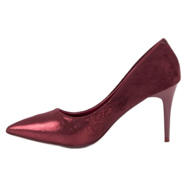 Nio Nio Elegantní vysoké podpatky červené 1 Nio Nio Elegantní vysoké podpatky červené 1