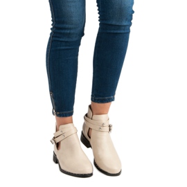 Béžové módní boty béžový 1 Béžové módní boty béžový 1