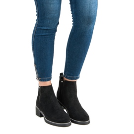 Vices Semiš Chelsea boty svěráky černý 1