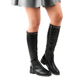 Rockové boty VICES černý 2