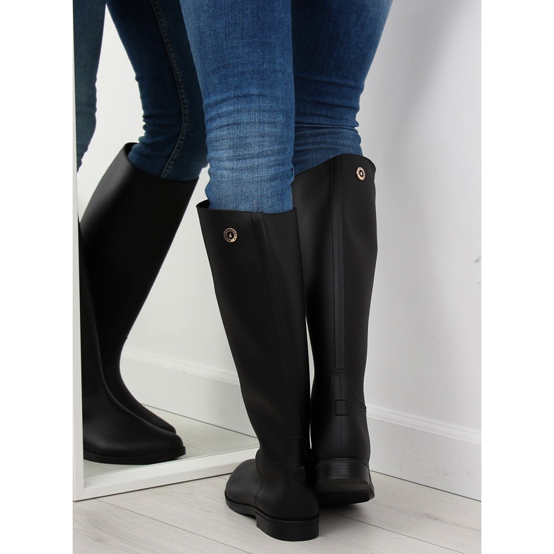 Rainy Show black D59 Black galoshes černá 1 Rainy Show black D59 Black galoshes černá 1