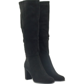 Boty na sloupku Sergio leone černé černý 4