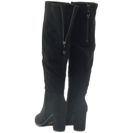 Boty na sloupku Sergio leone černé černý 3