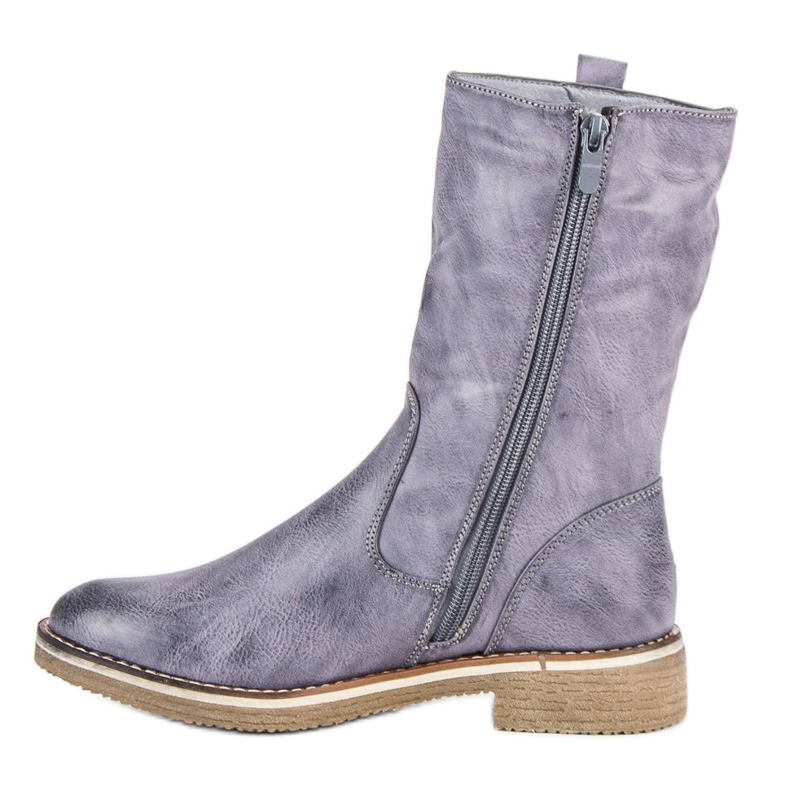 SDS Vysoké boty modrý 2