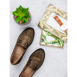 Kylie Stylové mokasíny zelený 2