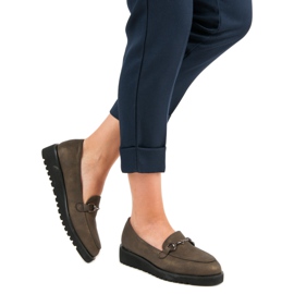 Kylie Stylové mokasíny zelený 1