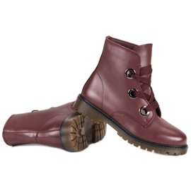 Kayla Šněrovací pracovníci červené 2