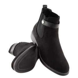 Černé dámské boty Chelsea C-7203 Black černý 2