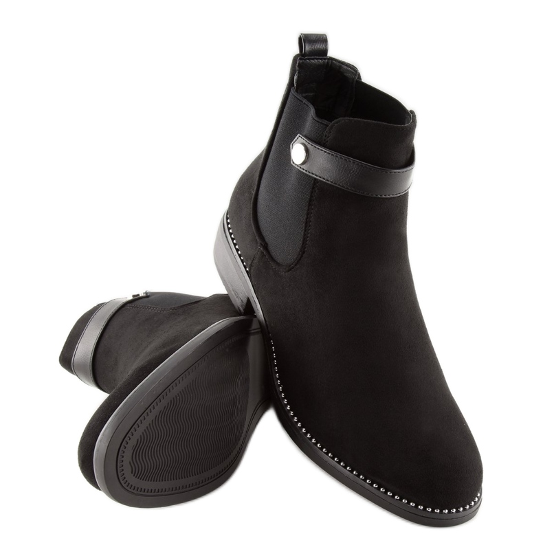 Černé dámské boty Chelsea C-7203 Black černý 2