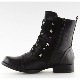 Černé vojenské boty C567 Black černá 2