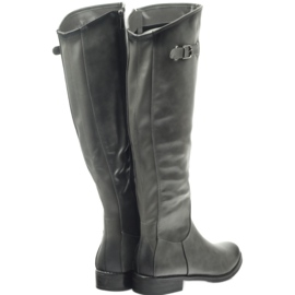 M.Daszyński Důstojníci v botách Daszyński SA131 šedá 4