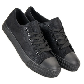 Černé tenisky černý 2