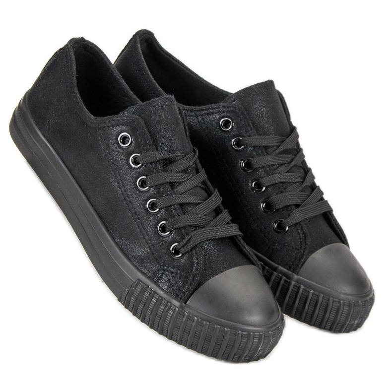 Černé tenisky černý 2