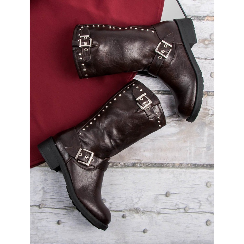 SDS Vysoké pracovní boty hnědý 2