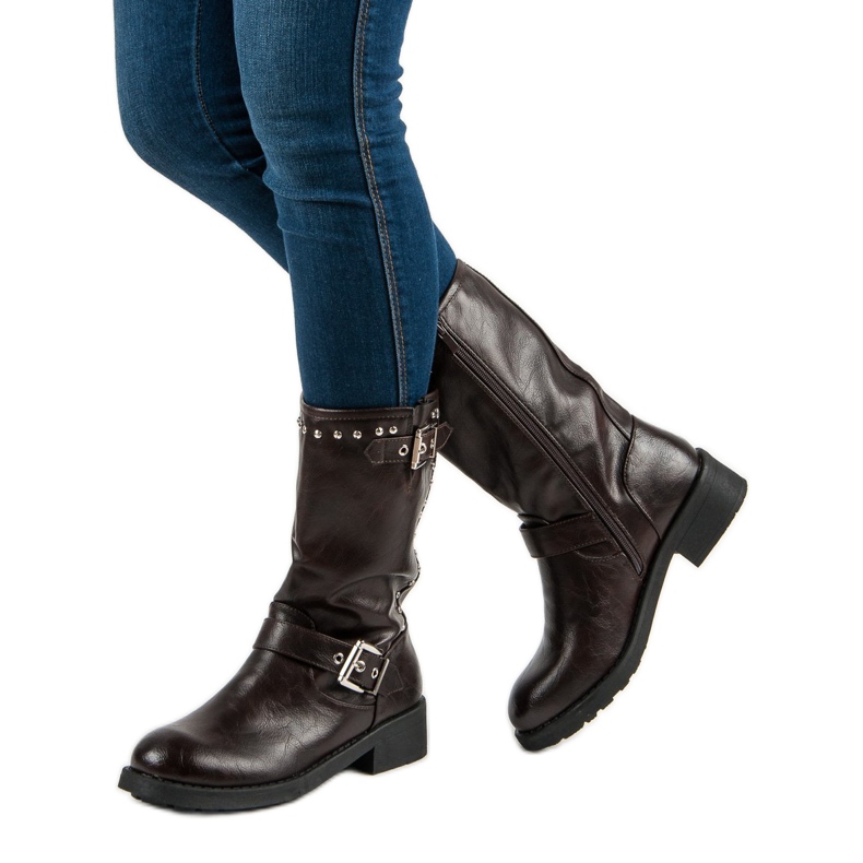 SDS Vysoké pracovní boty hnědý 1