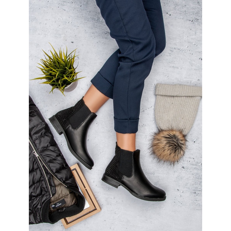 Seastar Elegantní boty Jodhpur černá 1