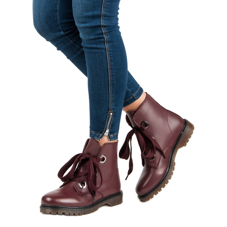 Kayla Šněrovací pracovníci červené 1