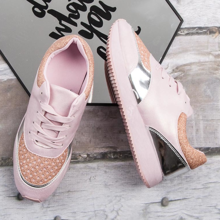 Módní tenisky růžový 2