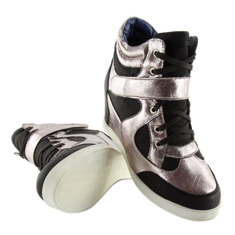 Černé izolované tenisky 2355 BLACK / SILVER černý šedá 1