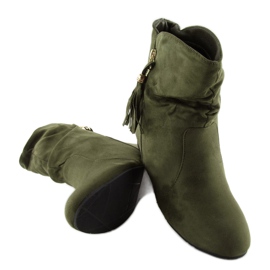 Zelená Dámské saszki boty VQ-362 Green zelený 2