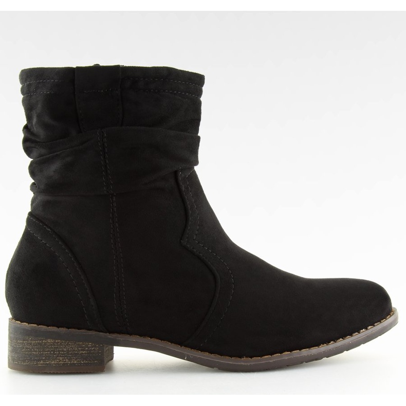Černé Dámské černé boty 99-135 Black černý 1