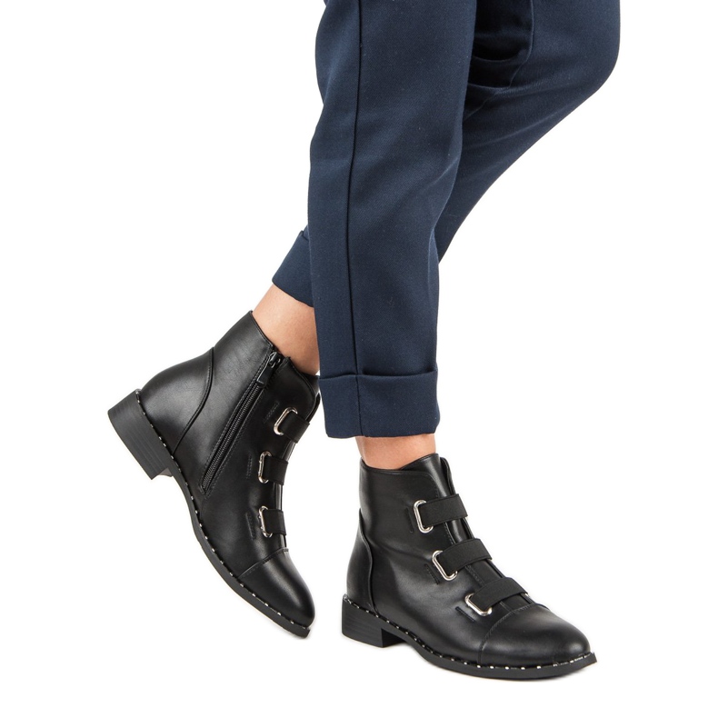 Filippo Stylové kozačky černá 1