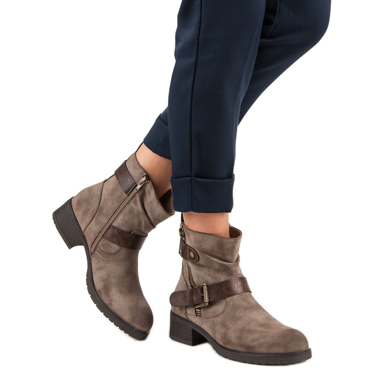 Podzimní boty VINCEZA hnědý 1