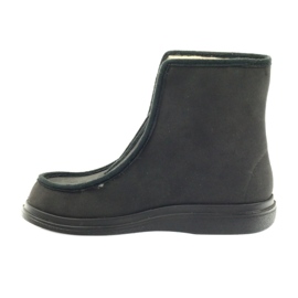 Zdravotní obuv Befado, teplé pantofle Dr.Orto 996M008 šedá 2