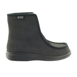 Zdravotní obuv Befado, teplé pantofle Dr.Orto 996M008 šedá 1