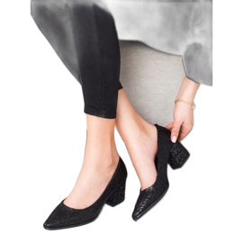 Kylie Elegantní černé lodičky černá 1