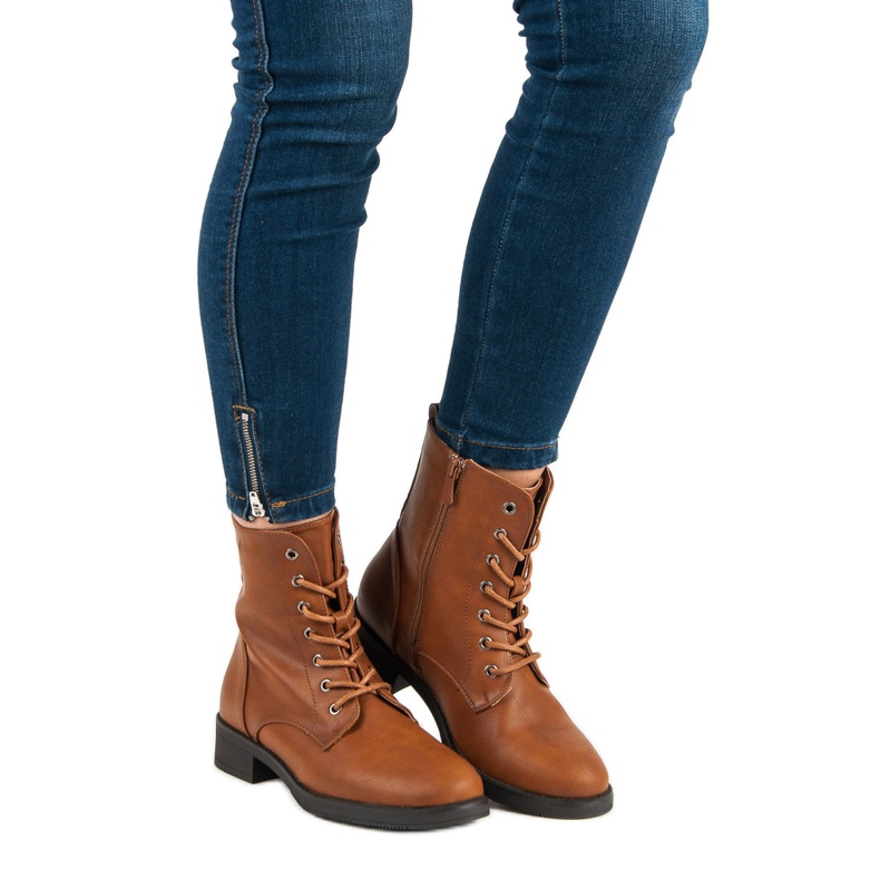 SDS Dělnické boty hnědý 2