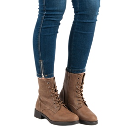 SDS Dělnické boty hnědý 2