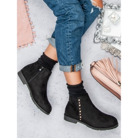 Seastar Dámské nízké kozačky černý 2