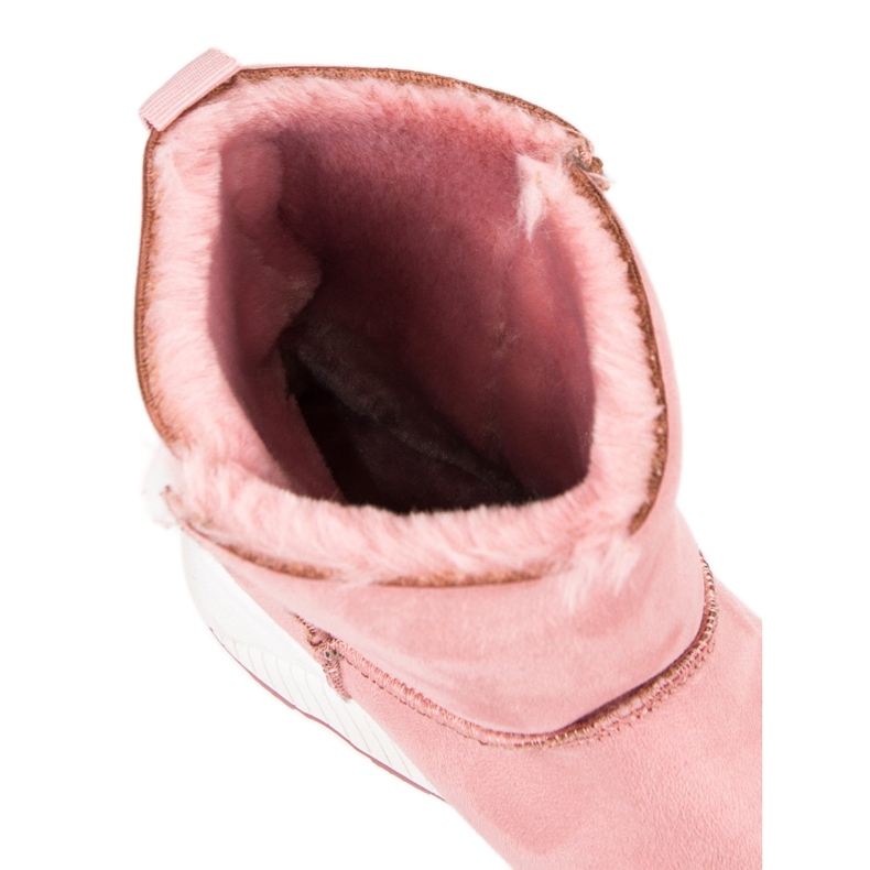 Růžové sněhové boty růžový 1