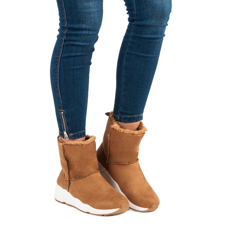 Velbloudí sněhové boty hnědý 2