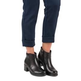 Chelsea boty z kůže VINCEZA černá 2