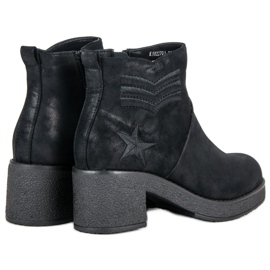 Kylie Vojenské dámské boty černý 2