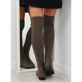 Hnědé boty mušketýr BM102 khaki hnědý 2
