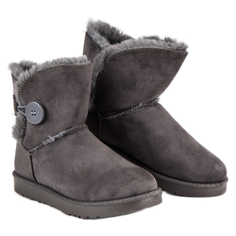 Kylie Semiš Mukluki šedá 1