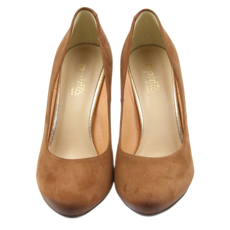 Espinto formální čerpadla červená čerpadla na dekorativním sloupku hnědý 3