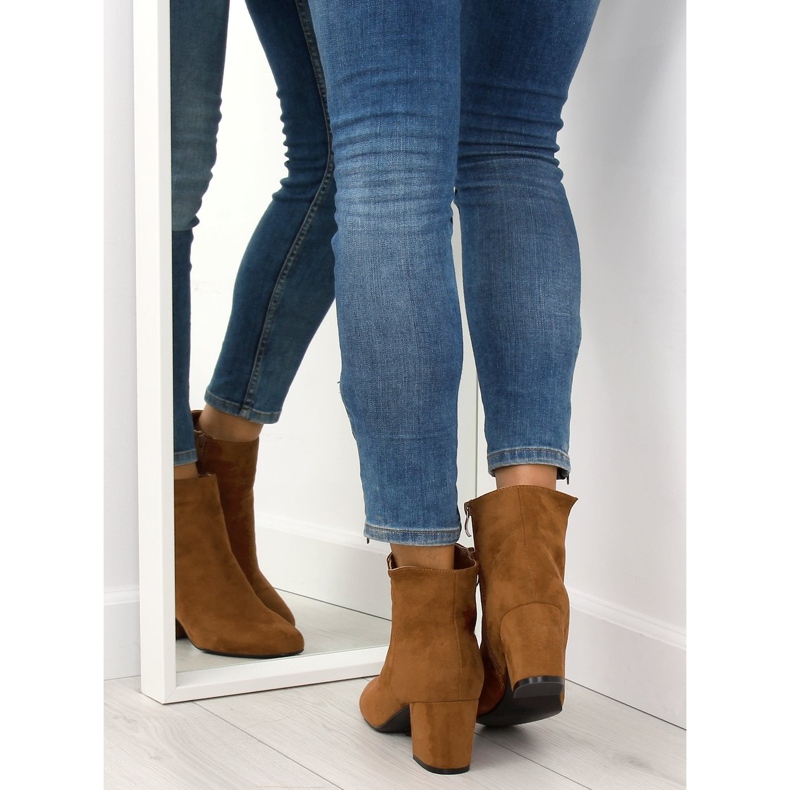 Camel 3126 Velbloudí kozačky na vysokém podpatku hnědý vícebarevný 1