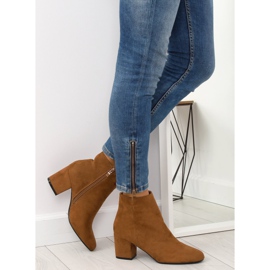 Camel 3126 Velbloudí kozačky na vysokém podpatku hnědý vícebarevný 2