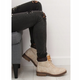 Dámské kozačky béžové GD-ZN27 Beige béžový 1 Dámské kozačky béžové GD-ZN27 Beige béžový 1