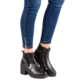 Černé Chelsea Boty Na Baru černý 1