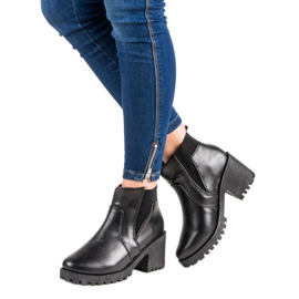 Černé Chelsea Boty Na Baru černý 2