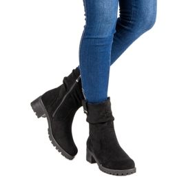 Filippo Vysoké dámské kozačky černá 2