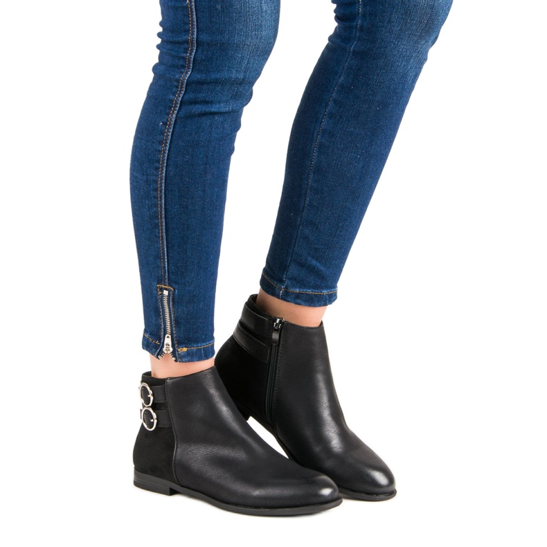 Super Mode Černé nízké boty černý 1