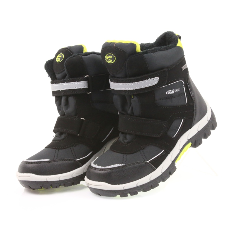 American Club Boty s membránou American 1813 černé černá zelená 4